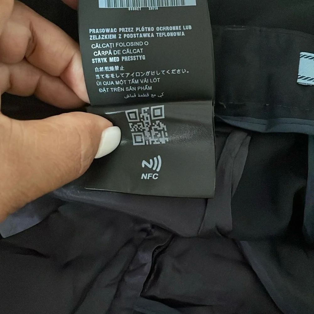 Prada Black Dress Pants Elegant Full-Length Design